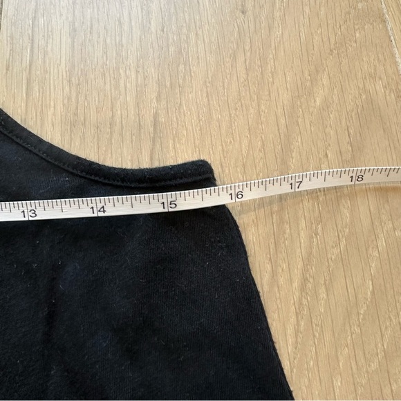 Old Navy Cotton Halter High Neck Black Lightweight Tank Top Tennis Active Small - Picture 3 of 8